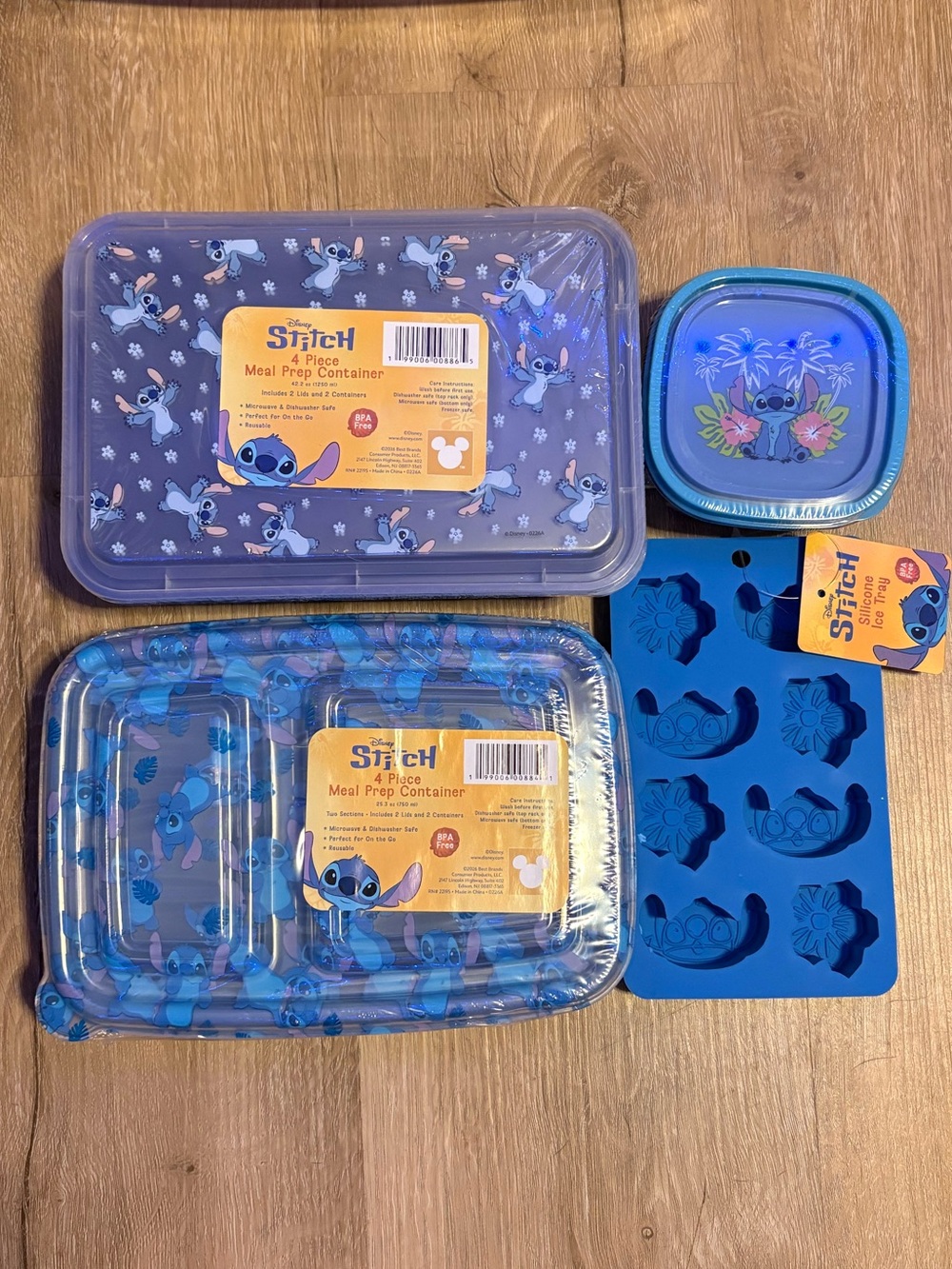 💙 Disney Stitch Lunch & Meal Prep Bundle | NWT | 10-Piece Kitchen Set